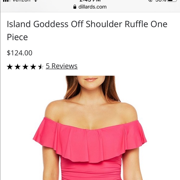 La Blanca Swim La Blanca Island Goddess Ruffle One Piece Swim